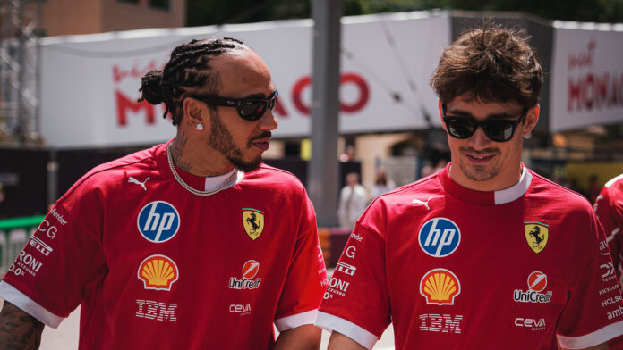 Elkann Leclerc Hamilton